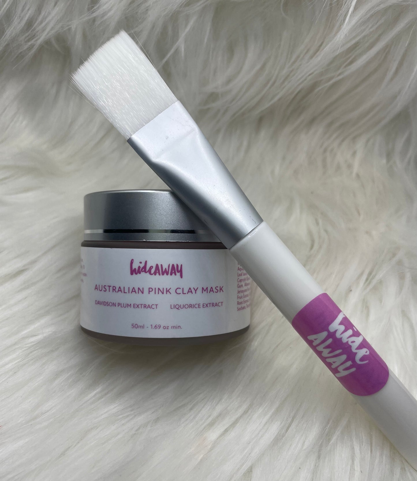 Australian Pink Clay Mask & Brush